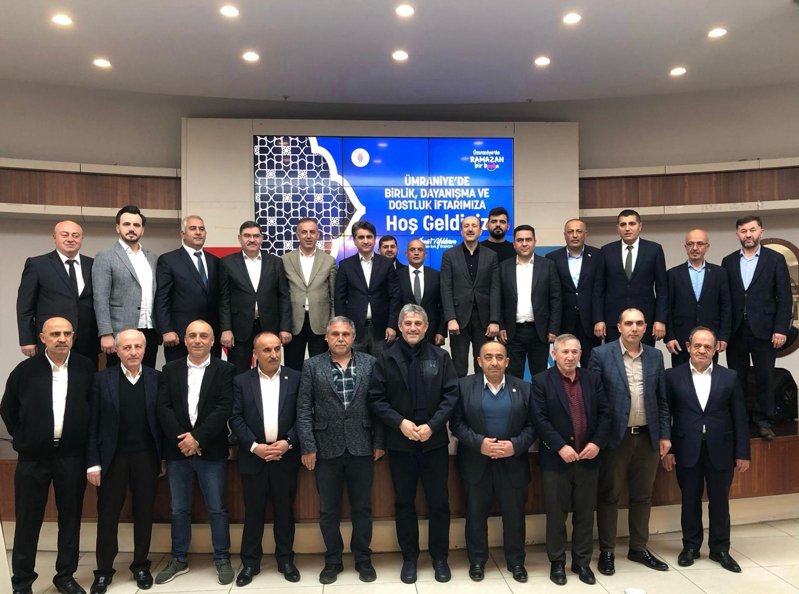 Ümraniye Minibüsçüler Odası, Ümraniye Belediyesi’nin İftar Programına Katıldı